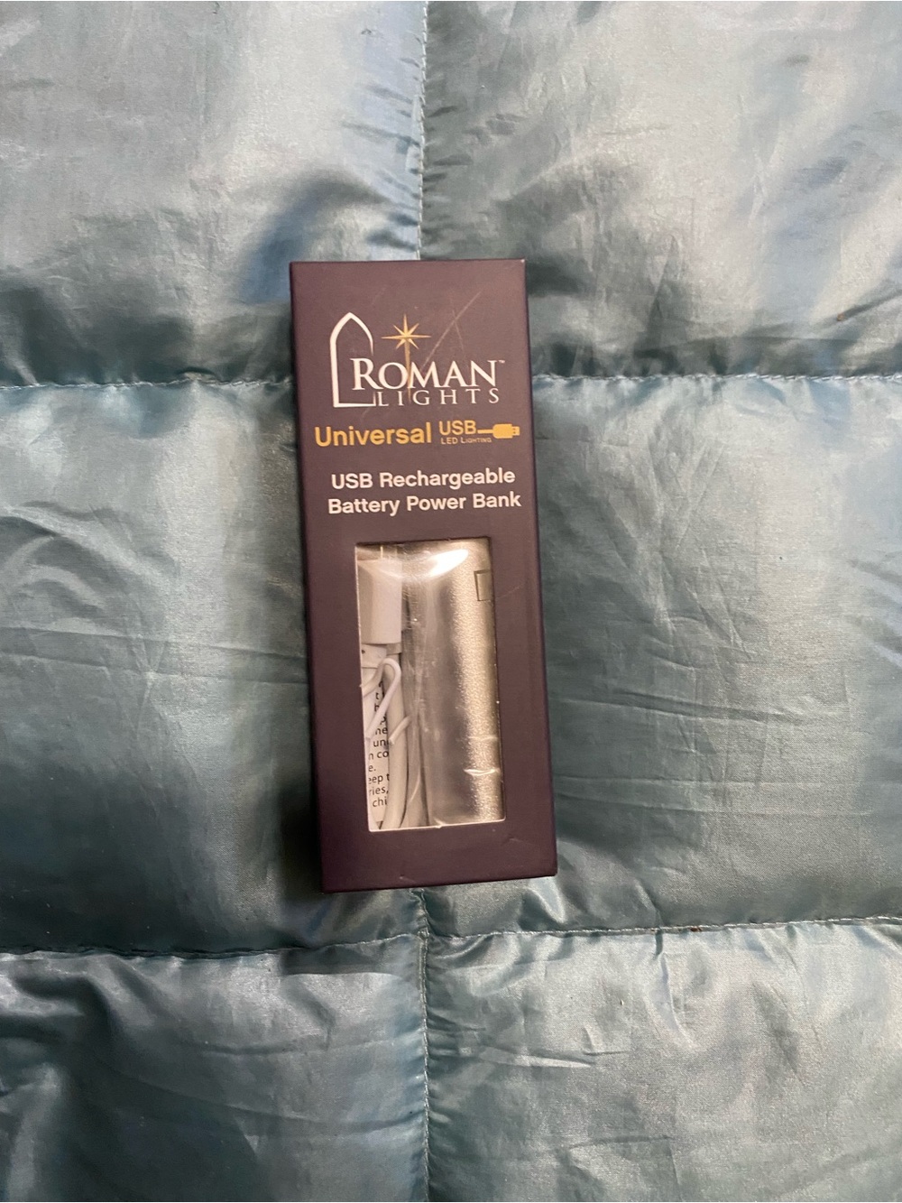USB Rechargeable Silver Power Bank